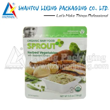 LIXING PACKAGING fresh vegetables clear packaging plastic bag