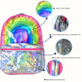 Mochila de fantasía PU/mochila infantil de puntos impresos PU