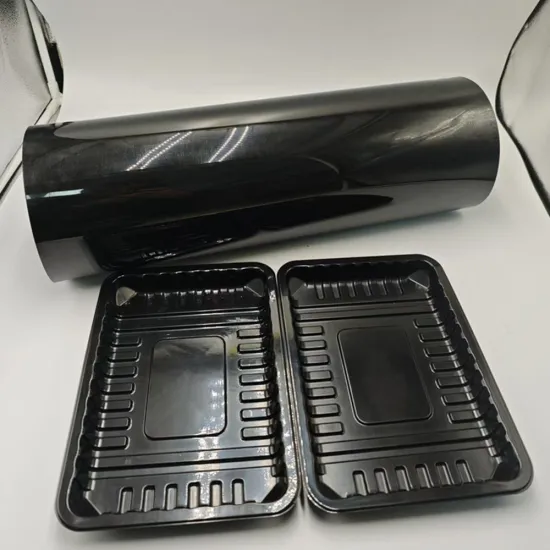 Food grade black thermoformed PP plastic sheet