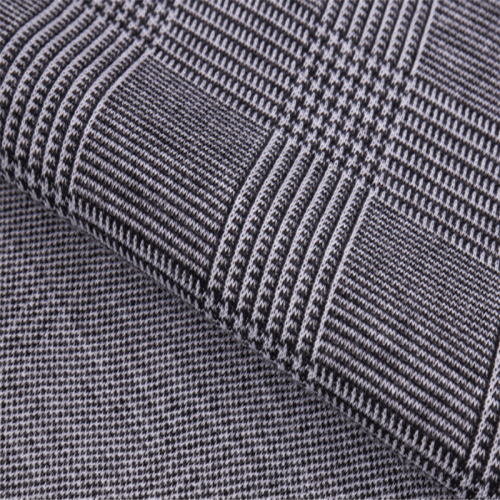 Miljövänligt garnfärgat Jacquard Polyester-tyg