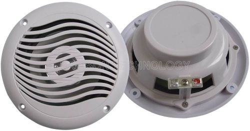 12w 4 Ohm Waterproof Marine Speakers , White Uv Resistance Speaker