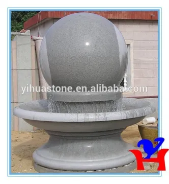 Grey Granite Water Fountain Ball