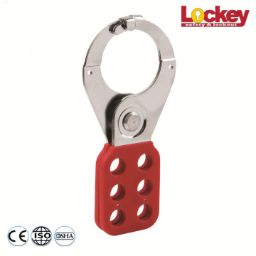 PA Coated Steel Lockout Hasp With Hook