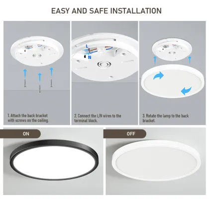 Ultra Thin 3CCT Changeable LED Ceiling Lights - Indoor Lighting Solutions