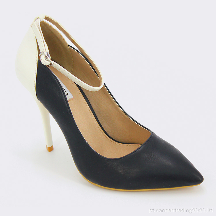 Sexy Black Suede Pump Pump Women&#39;s Fin Saltos