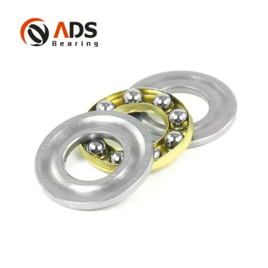 Miniature Thrust Ball Bearings: Types F3-6M, F4-8M, F4-9M, and F4-10M with Axial Function