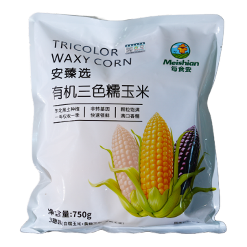 Bio Tricolor Waxy Corn Malé balení 750g