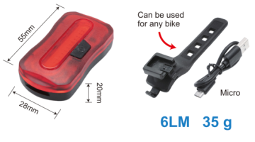 Battery Powered New COB LED Flashlight Bike Light
