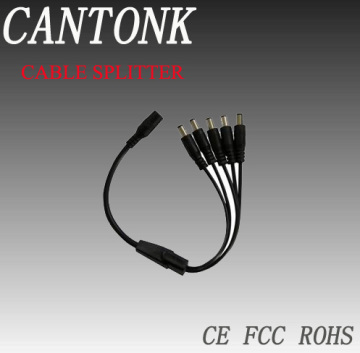 CCTV Camera 1 to 5CH Power Cable Splitter