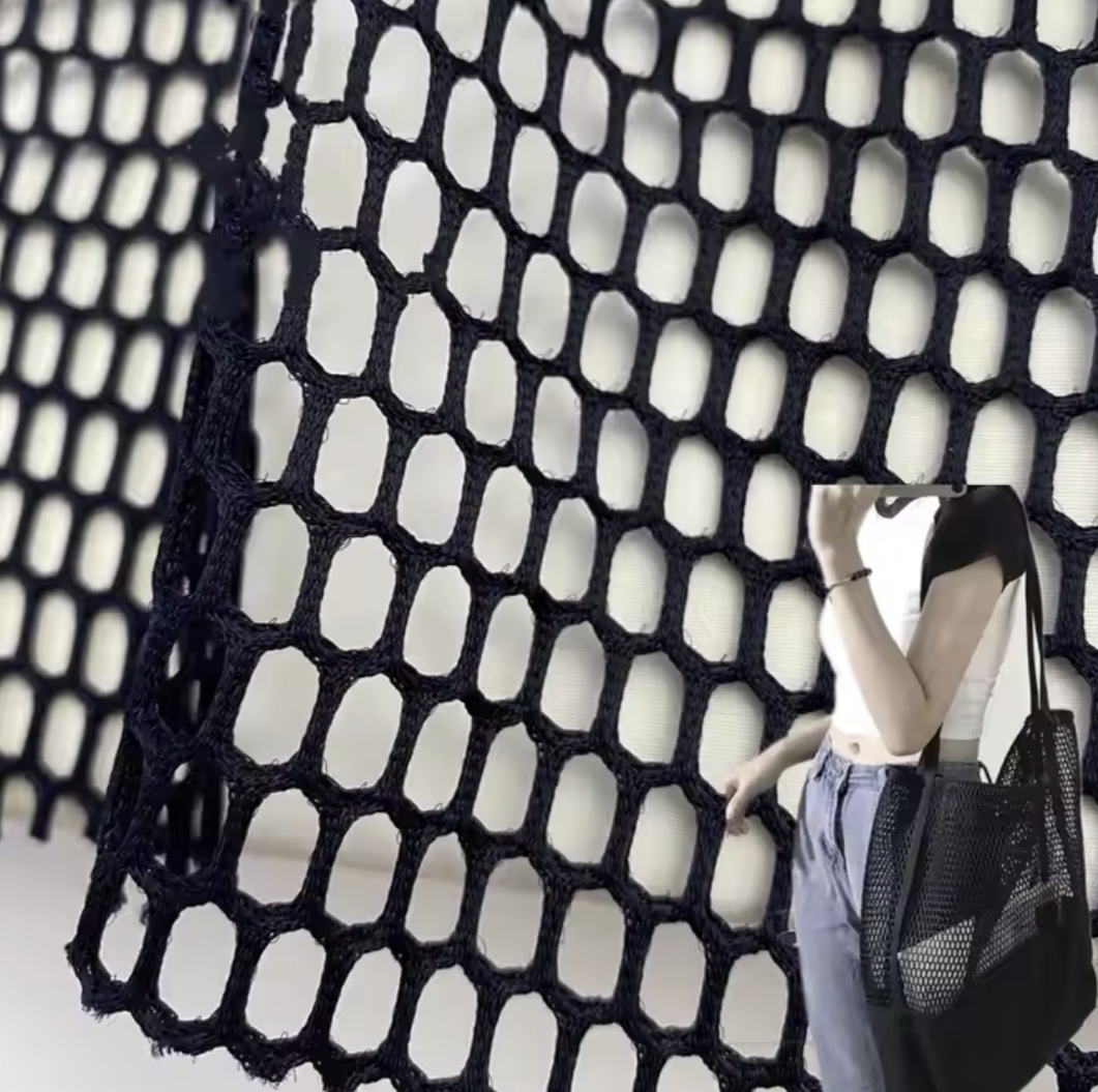 Sándwiches Bolsas de moda de tela de malla Crossbody