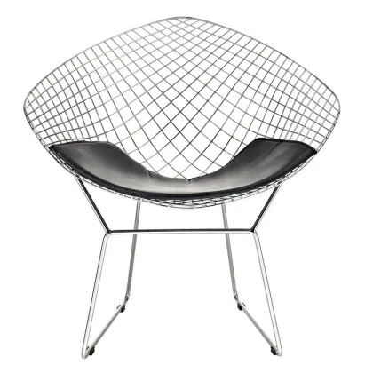 Bauhaus Industrial Metal Lounge Chair