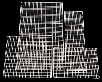 Stainless Steel Wire Mesh Tray for Outdoor Barbecue and Food Drying - 201, 304, 316 Grades