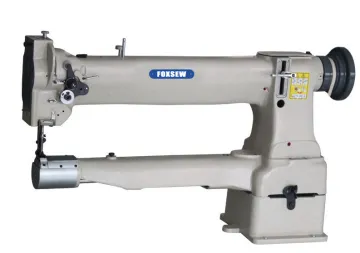 Long Arm Cylinder Bed Compound Feed Heavy Duty Leather Sewing Machine