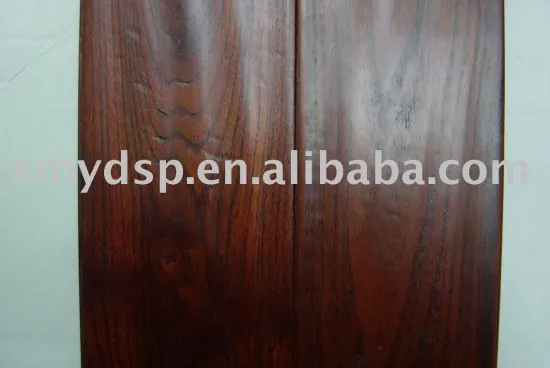 Chinese Teak Hand-scraped Wood Flooring