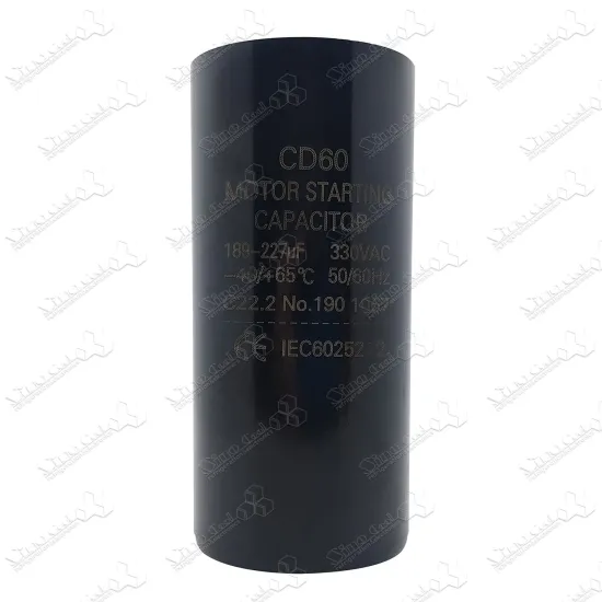 Sino Cool 330VAC 189uf-227uf CD60 Starting Capacitor
