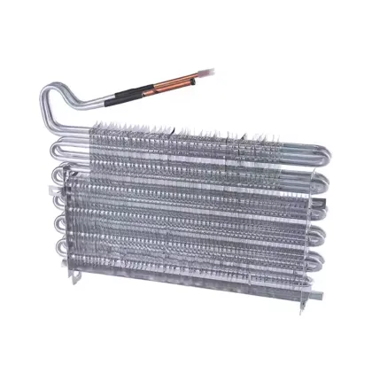 Commercial refrigerator fin evaporator