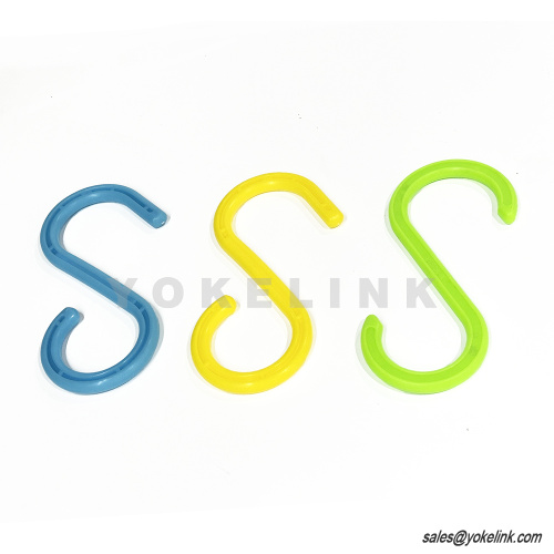 S háčky Zelený kabel pro velké zatížení Plastový háček s vodicím háčkem Dvojitý háček na kabel