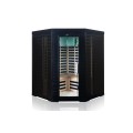 Black Solid Wood Four pessoas Sauna Infraved Room