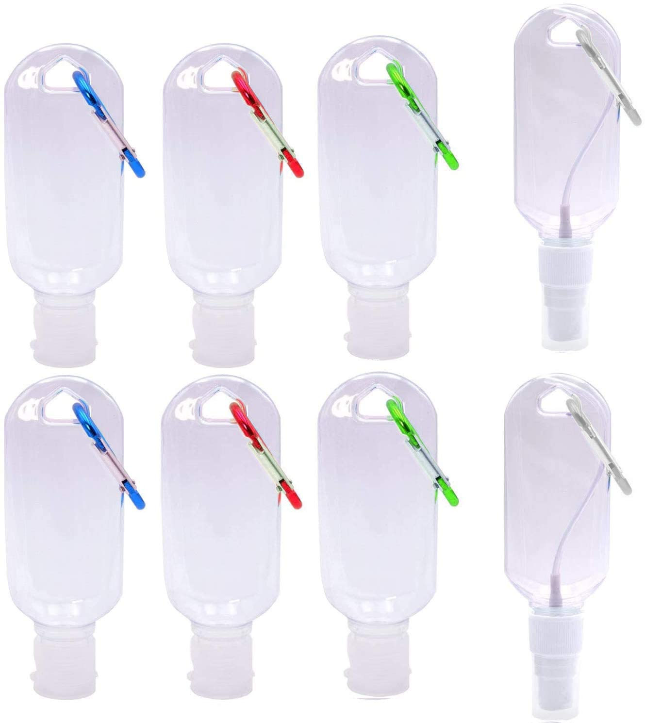 Refillable Hand Sanitizer Bottles with Hook