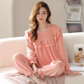 women's island fleece thick pajamas