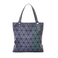 Modische Frau geometrische leuchtende Satchels Handtaschen Super coole Teenager-Handtaschen