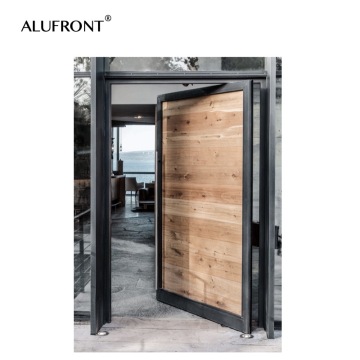Aluminum Frame Swing Soundproof Entrance Exterior Pivot Door