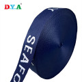 Fashion personalized brand logo jacquard polyester webbing