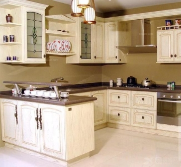 Hot Sell Island Paint with Wood Cabinet Basin