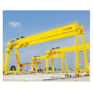 Europe Style Heavy Duty Goliath Gantry Crane - Double Girder Beam 50+50 Ton to 180 Ton