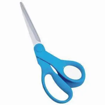 Safety Scissors, Made of Stainless Steel, Cusotmized Designs and OEM Orders are Welcome