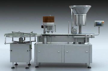 KFG-2B Screw power filling,stoppering and capping machine