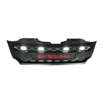 Good Quality Modified Front Grille Car Body Accessories Auto Bumper Grills With Led Lamp For Nissan Navara NP300 2015 2016 2017