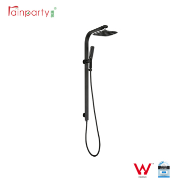 Australia Standard black rain shower set