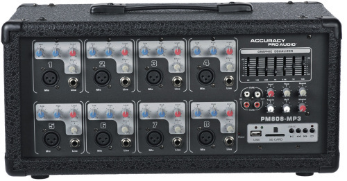 Professionell Audio Mixer Pm808-mp3 Pm808-mp3