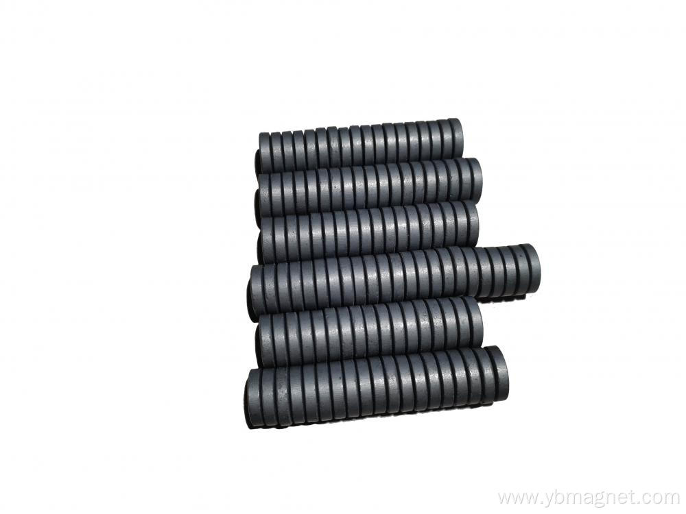 Strong Round Disc Magnet Ferrite Y30BH Magnets Black