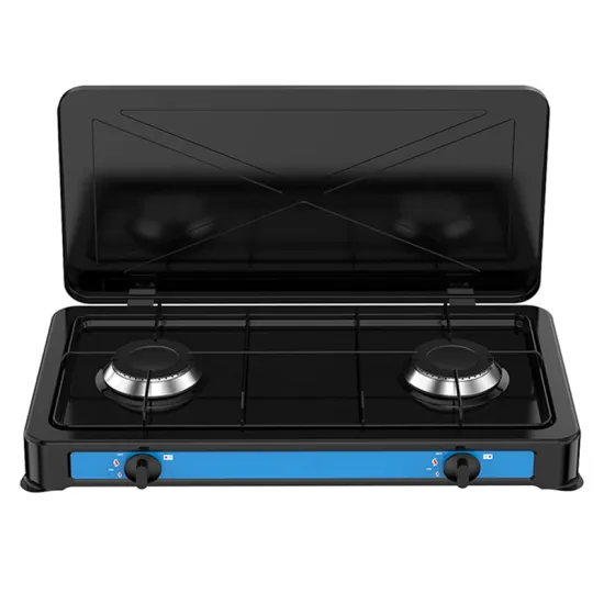 Happy Home Portable Gas Stove - 2 Burner Cooktop for Kitchen Appliances