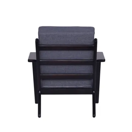 Comfy Hans Wegner Plank Arm Sofa Chair