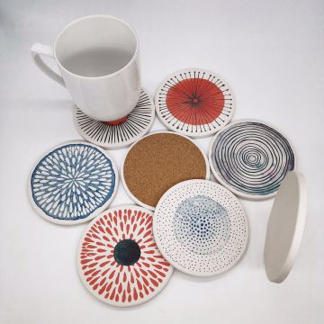 Square Shape Coasters for Coffee and Beer Shops: Table Decoration & Accessories