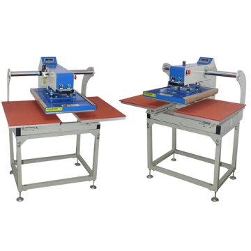 Pneumatic duplex hot press machine for t shirts