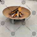 Corten steel for round fire pit