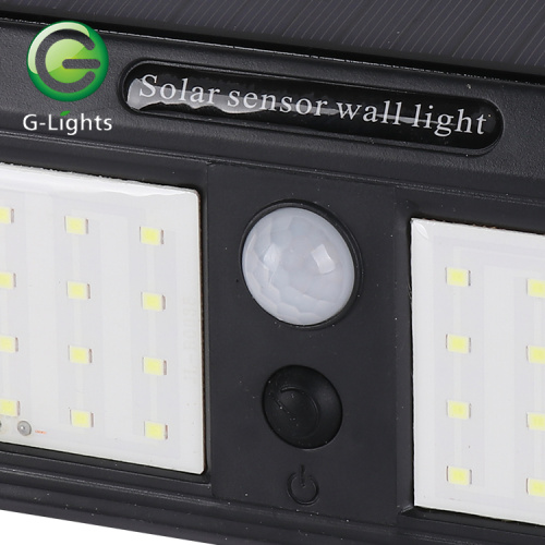 Candeeiro de parede solar ABS smd ip65