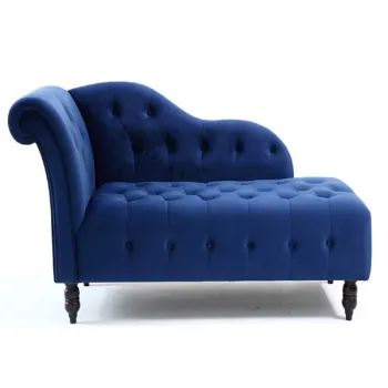 New Design Luxury Modern Fabric Lounge Chaise Sofa for Living Room: Recline French Style