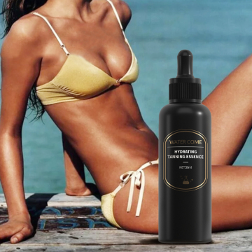 Gocce di abbronzatura scura profonda: siero abbronzante di bronzo autoabbronzatura senza sole organico