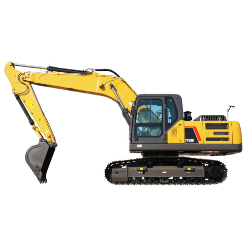 crawler excavator with standard bucket