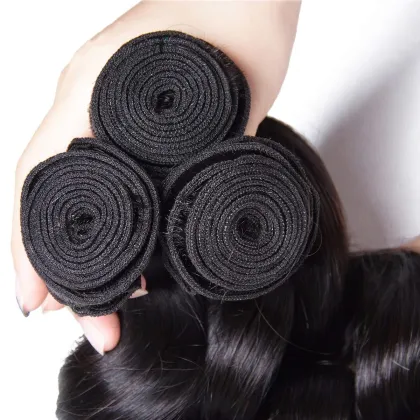 Lan-Daisy Brazilian Human Hair Weft Body Wave  Bundles  6-26 Inches  Remy Hair Extensions In Wholesale