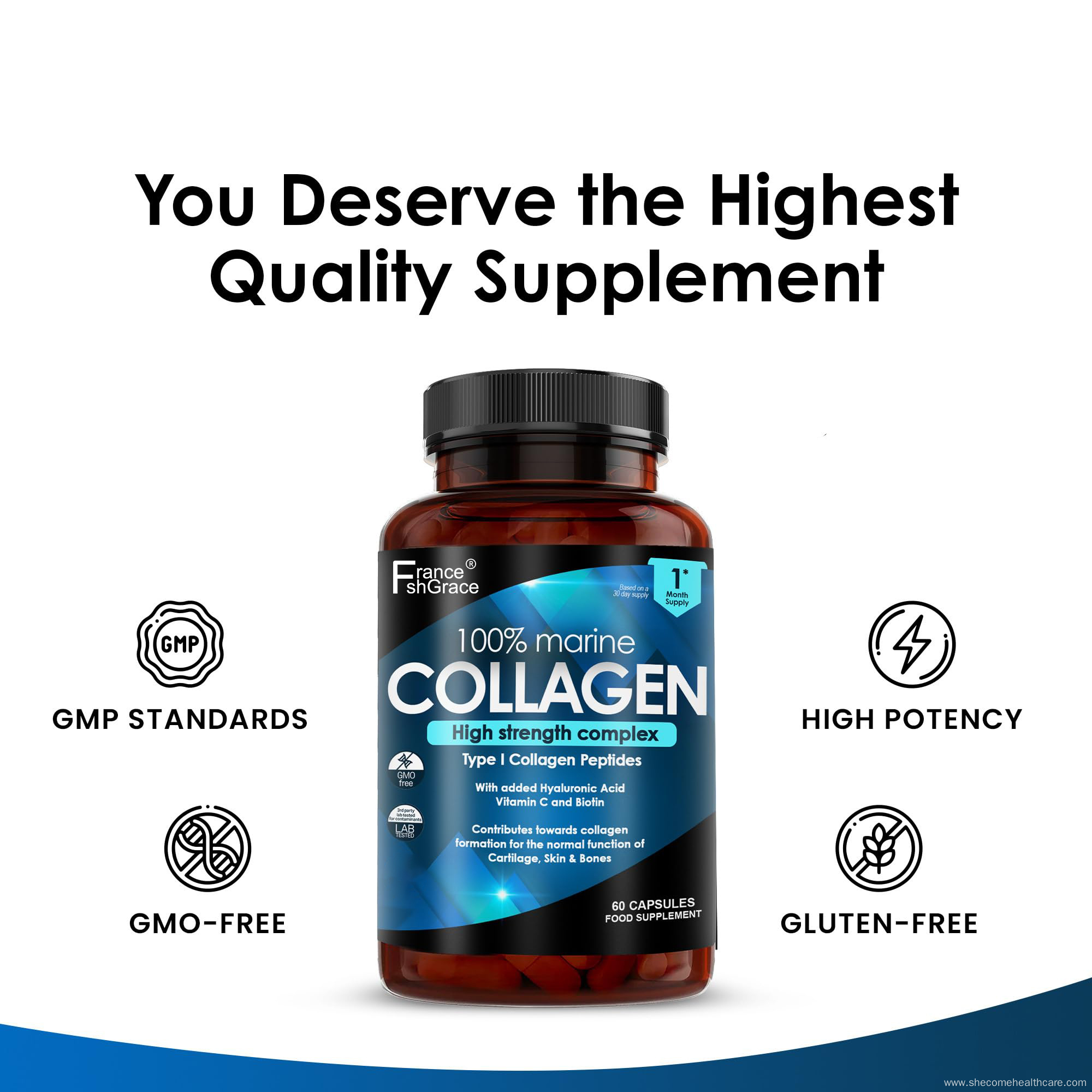 marine collagen hair nail support marine collagen capsules