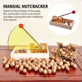 Nut Tongs With Handle Walnuts Portable Adjustable Size Sheller Manual Nutcracker Labor Saving Cracker Macadamia Aluminium Alloy