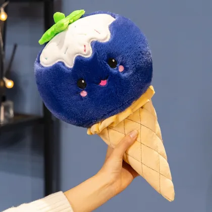 Custom Fruit Ice Cream Plush Pillow