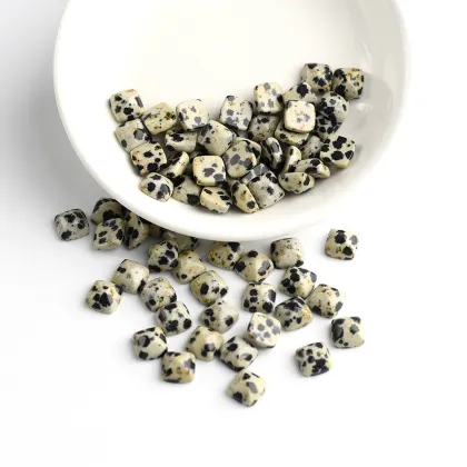 Wholesale Dalmatian Jasper Square Shape Cabochon Cut