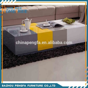 China hot popular and fashion modern luxury coffee tables